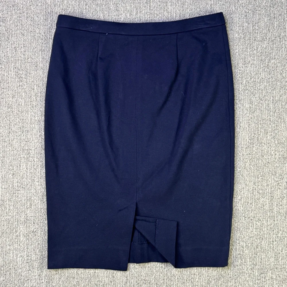 Tory Burch Navy Pencil Skirt Women's Size S 22